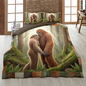 Gifts For Bigfoot Couple Quilt Bedding Set Special Line 01TODT160125-Homacus