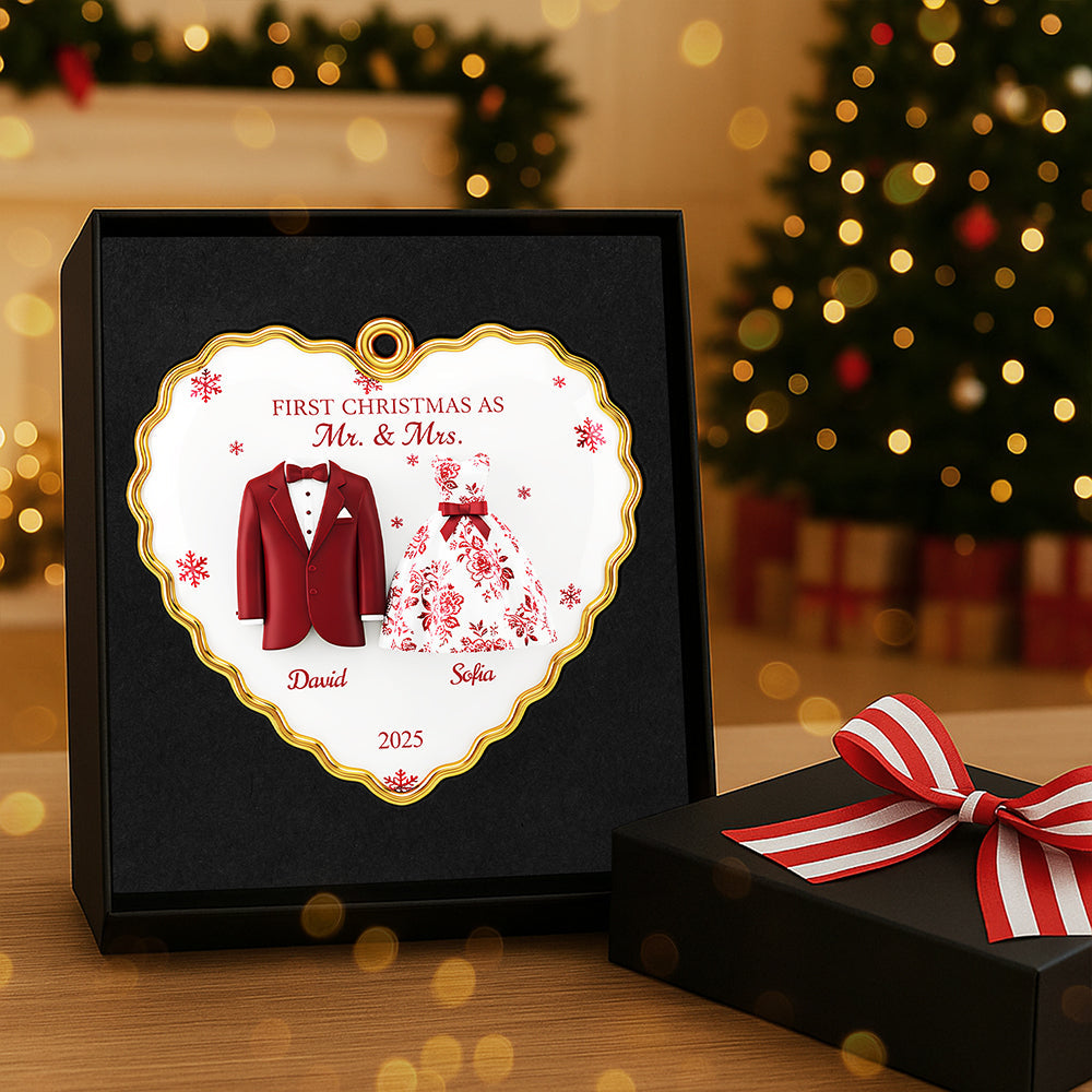 Personalized Gifts For Newlyweds Christmas Ornament 02pgta260925-Homacus
