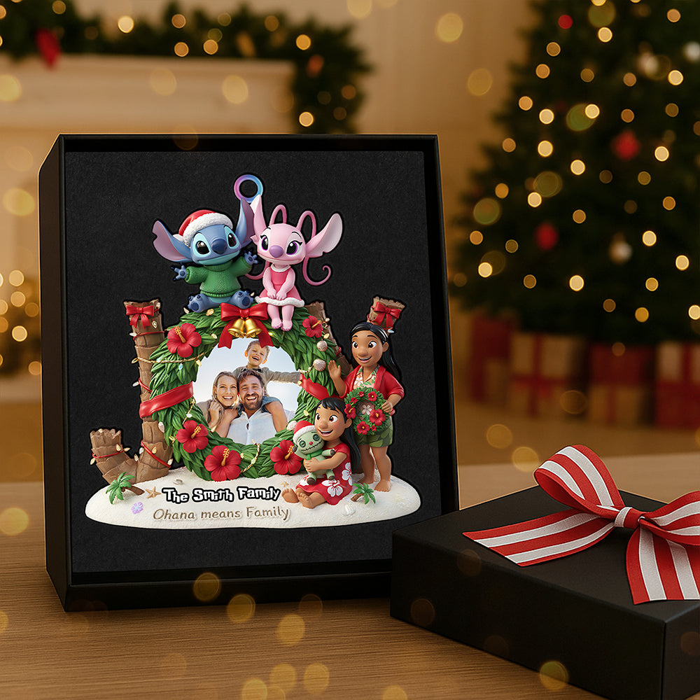 Custom Photo Family Christmas Acrylic Ornament, Personalized Gifts For Family 03kita161025-Homacus
