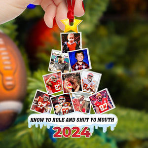 Custom Photo Gifts For American Football Fans, Ornament 02HUPU120824 ct141124-Homacus