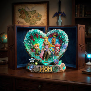 Mom with Little Legends Acrylic Plaque - Personalized Gifts For Mom 01HUDT180426-Homacus