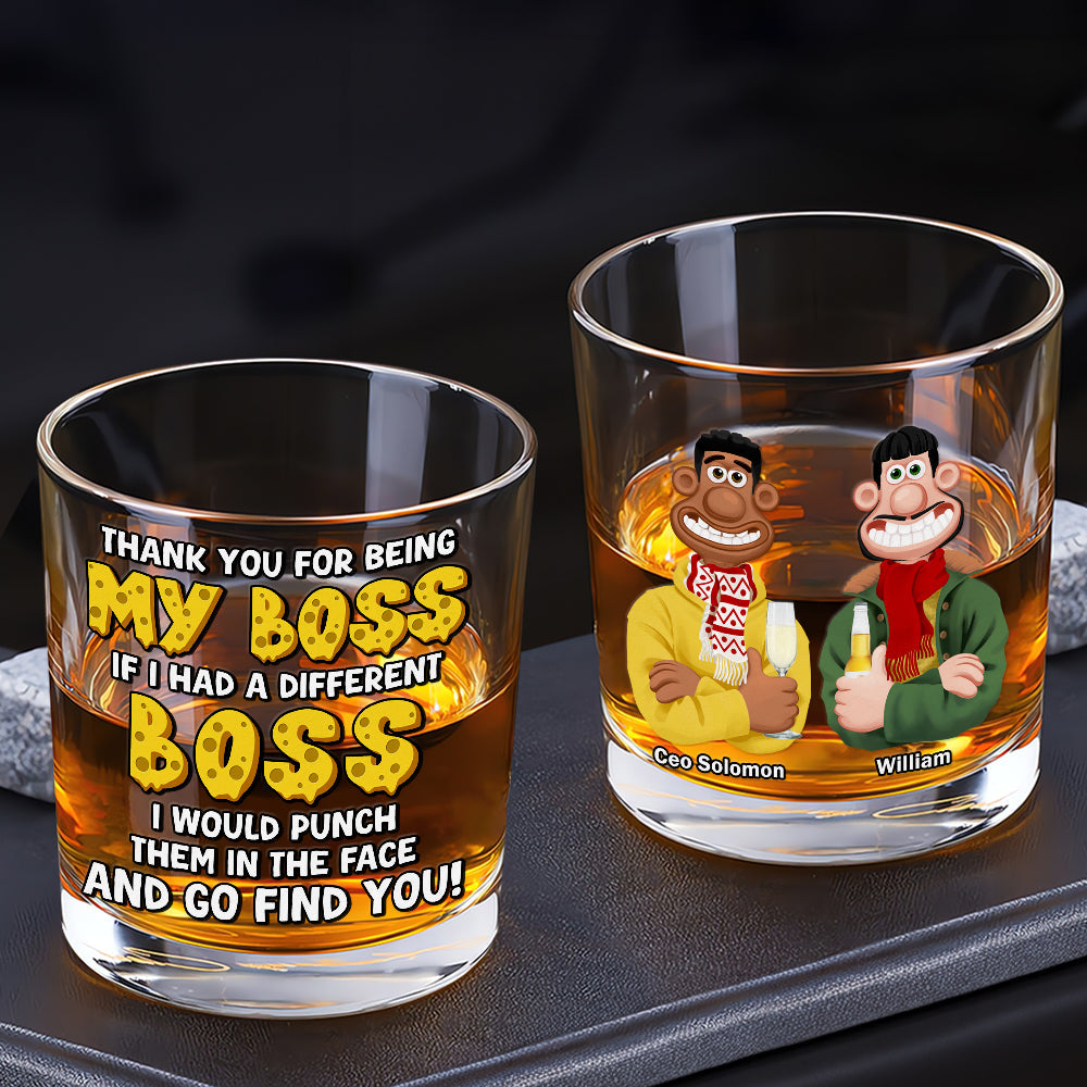 Personalized Funny Gifts For Boss Whiskey Glass 05tgtn120225pa-Homacus