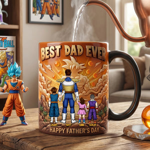Best Dad Ever Magic Mug - Personalized Gifts For Dad 02natn150426-Homacus
