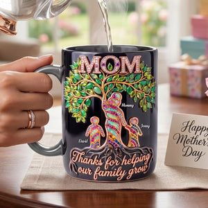 Mom Family Tree Magic Coffee Mug - Personalized Gifts For Mom 04HUTN150426-Homacus