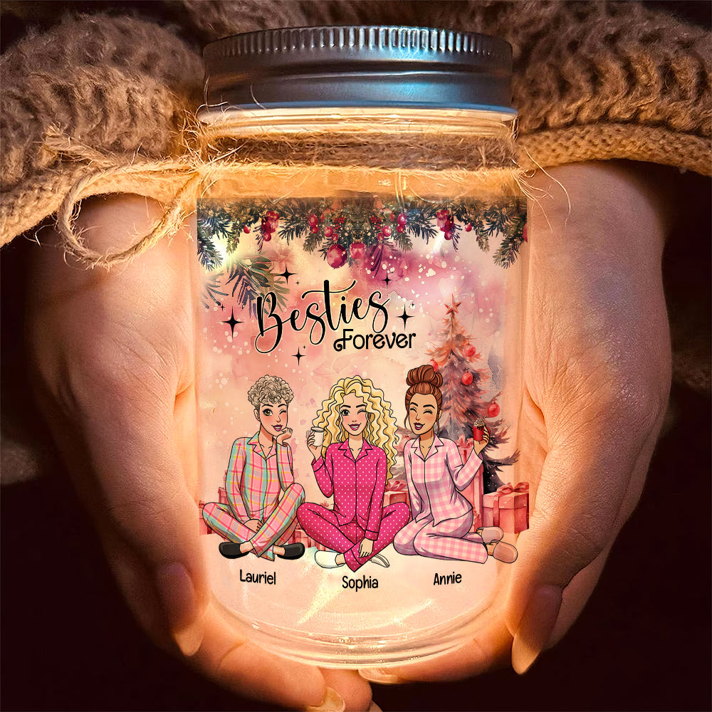 Personalized Gifts For Besties Mason Jar Light Christmas 04XQLU121024HH-Homacus