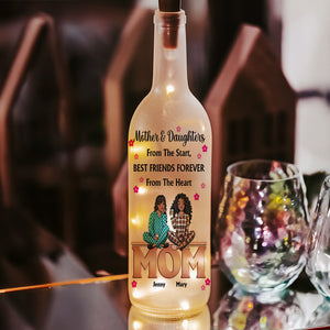 Personalized Gifts For Mom Bottle Lamp Mother And Daughters 01TOMH140225HH-Homacus