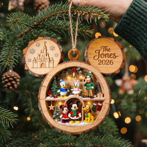 Cozy Christmas Wooden Nook Ornament - Personalized Gifts 06qhdh141026-Homacus