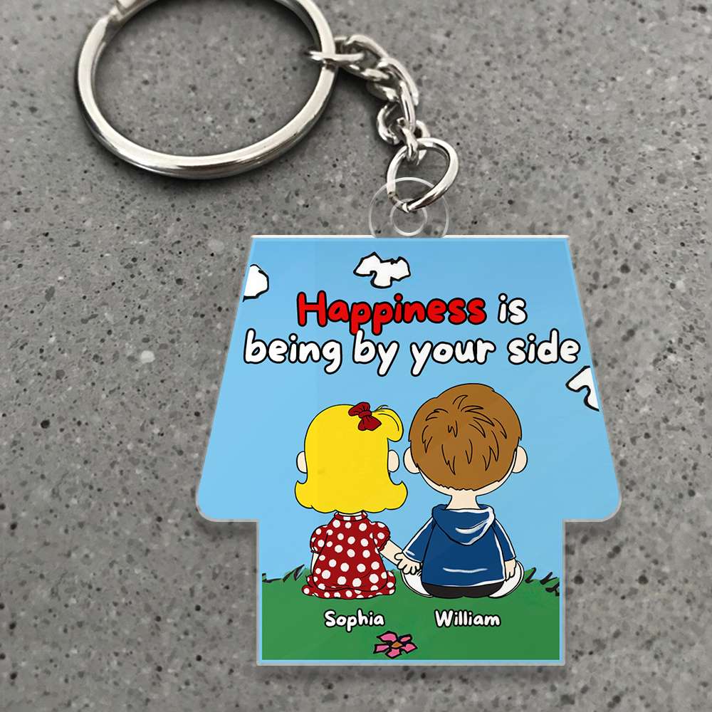 Personalized Gifts For Couple Keychain 01TODT051224HG-Homacus