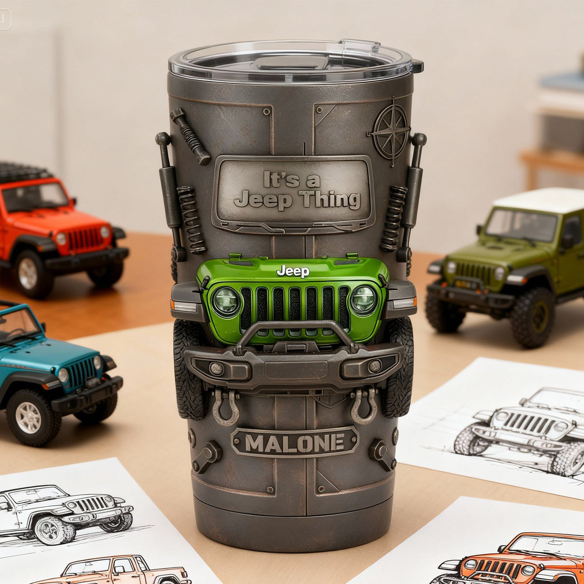 Adventure Vehicle Travel Tumbler - Personalized Gifts For Off-road Lovers 04KILU251225-Homacus