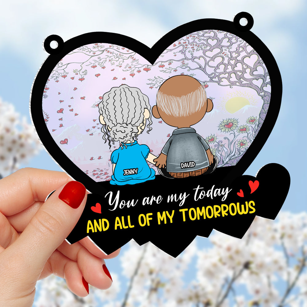 Personalized Gifts For Couple Suncatcher Ornament 04katn041224hg-Homacus