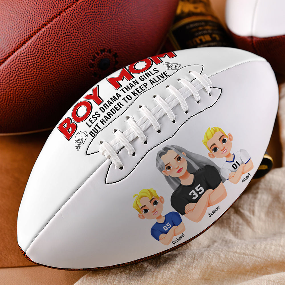 Personalized Gift For Mom American Football Mother's Day Football Mom 02ACQN060425HG-Homacus