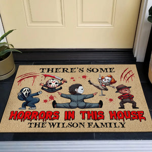 Personalized Gifts For Family Doormat 02natn170824 Funny Horror Movies Character-Homacus