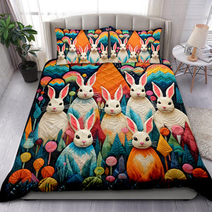 Gifts For Rabbit Lovers Quilt Bed Set 06qnqn041124-Homacus