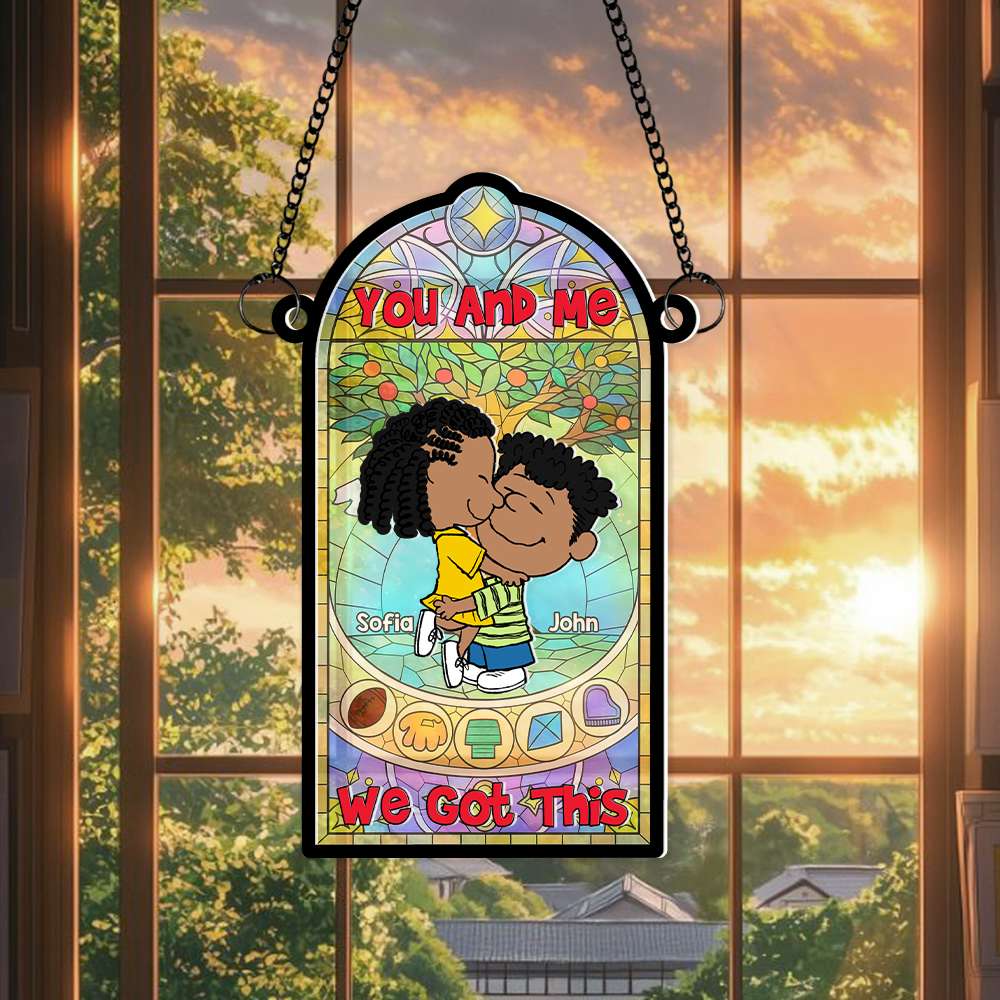 Personalized Gifts For Couple Suncatcher Ornament 01OHMH060125HG-Homacus