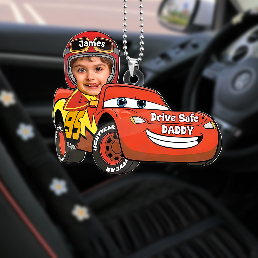 Custom Photo Gifts For Kids Car Ornament 02kapu071224-Homacus