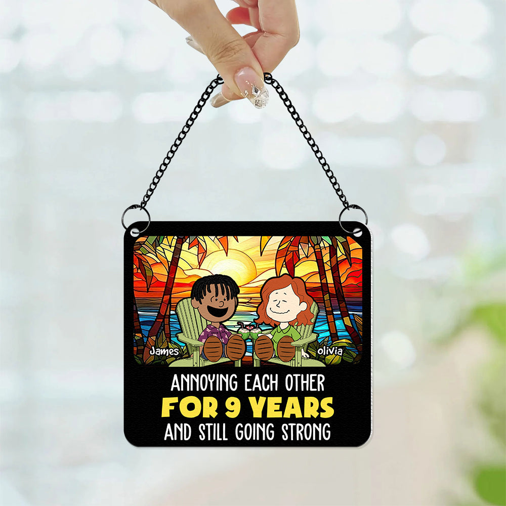 Personalized Gifts For Couple Lover Suncatcher Beach Summer 01XQDT110125PA-Homacus