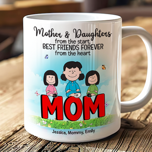 Personalized Gifts For Mom Coffee Mug 03topu040225 Best Friends Forever-Homacus