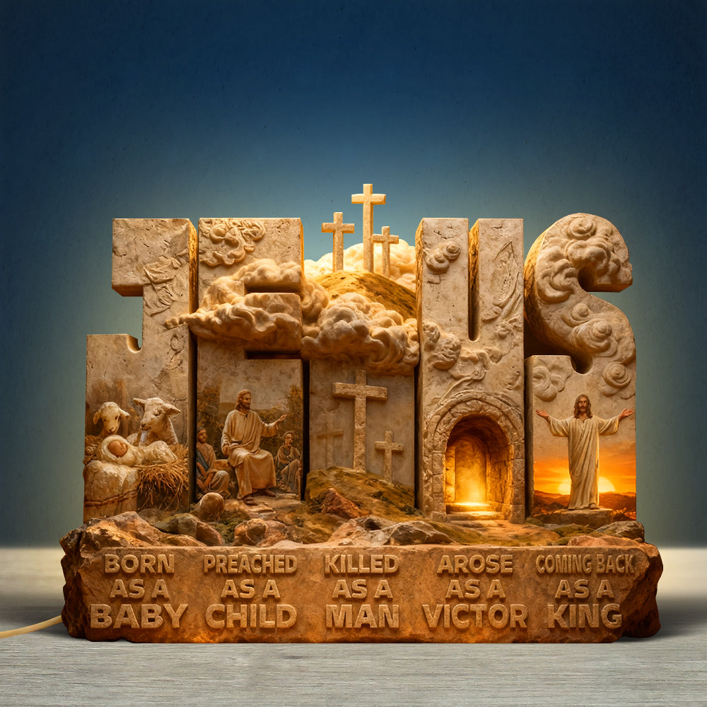 Praise The Lord Jesus Christ Light Box - Easter Gifts For Christians 07qhqn290126-Homacus