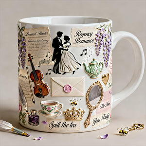 Regency Romance Mug - Personalized Gifts 02NADT300126-Homacus