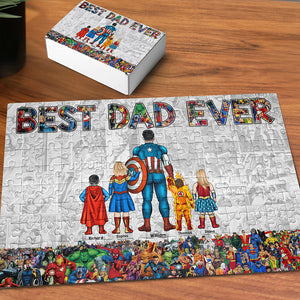 Personalized Gifts For Dad Jigsaw Puzzle, Best Dad Story 021qhqn200325pa-Homacus