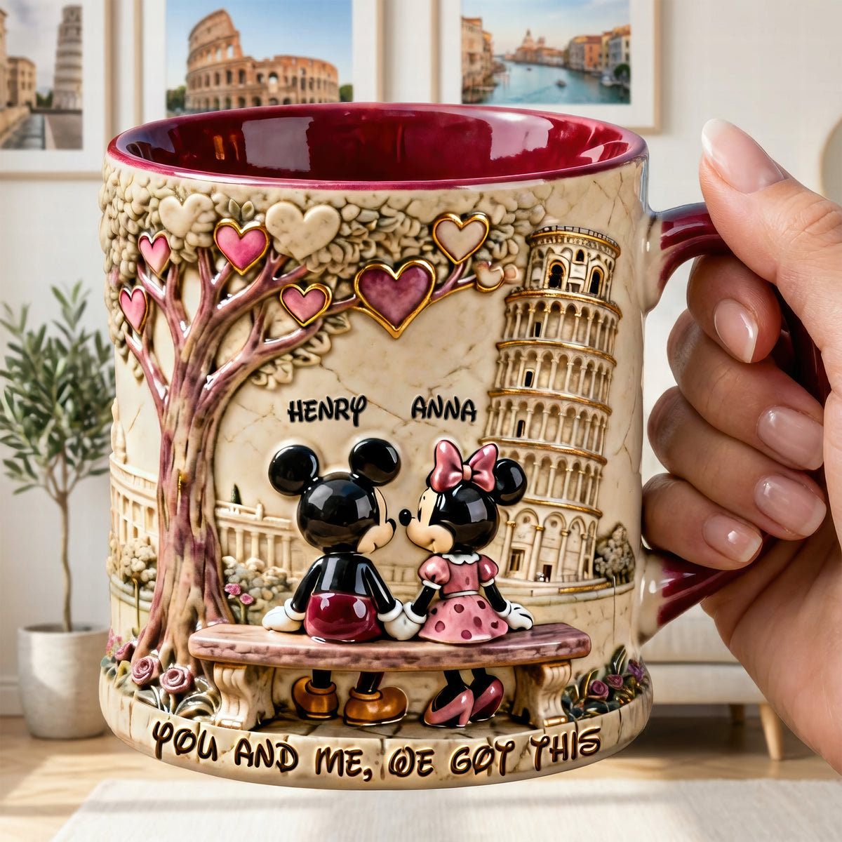 You and Me Coffee Accent Mug - Personalized Gifts For Couple 02paqn130126-Homacus