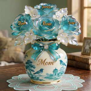 Toile De Jouy Mother Acrylic Plaque - Personalized Gifts For Mothers 02pgmg090326-Homacus