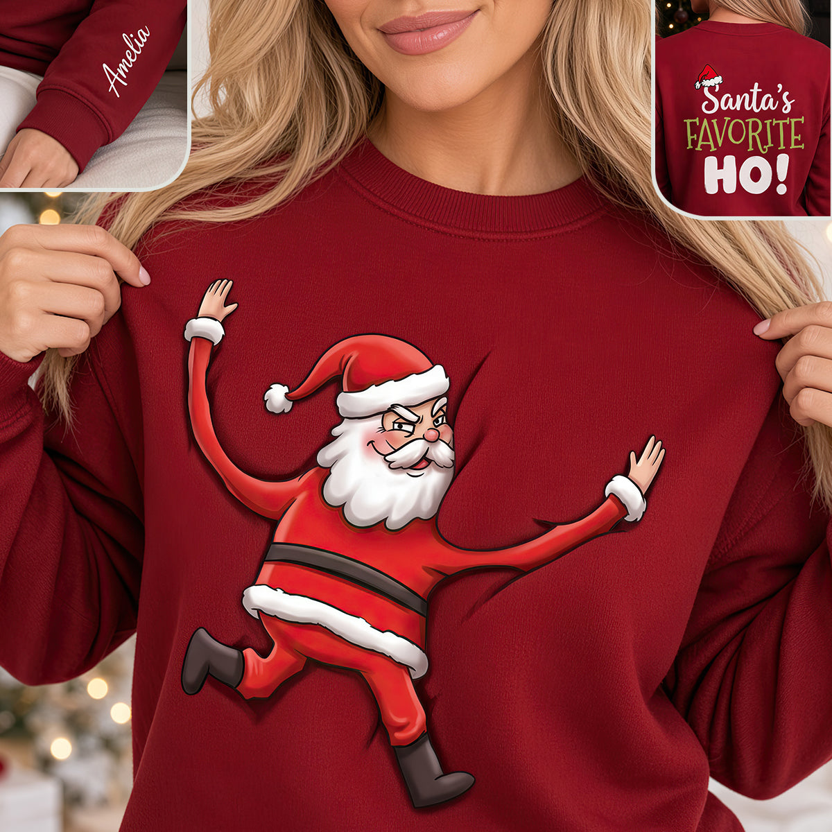 Funny Santa 3D Shirt - Personalized Gifts For Christmas 04hudt081026-Homacus