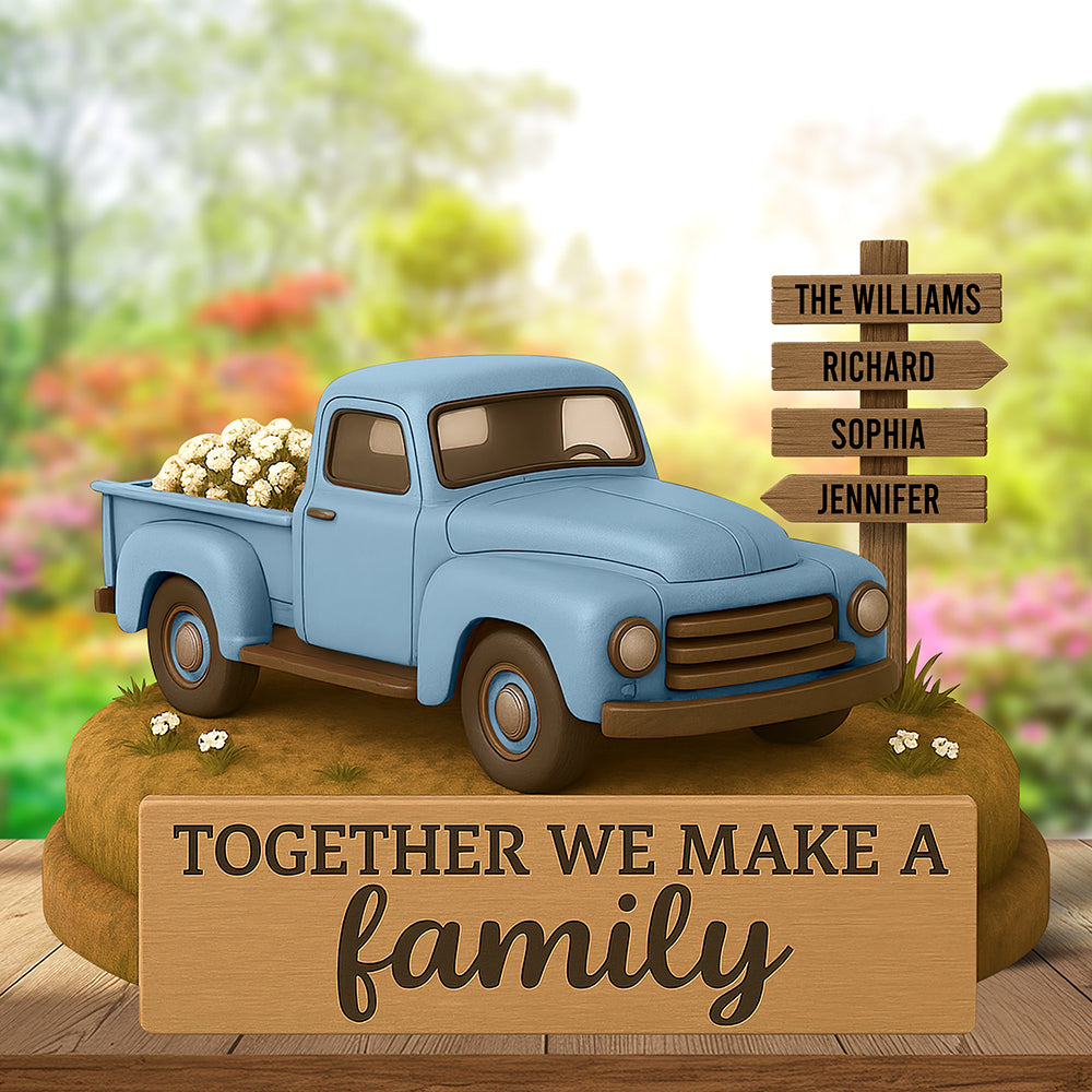 Farmer Family Acrylic Plaque Personalized Gifts For Family 01NAQN170525-Homacus