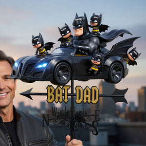 Night Guardian Dad Weather Vane - Personalized Gifts For Dads 01NAQN180526-Homacus