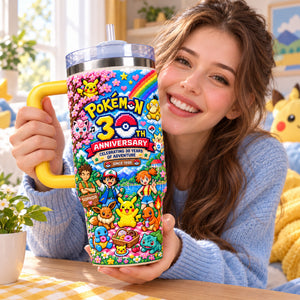 30th Anniversary Adventure Tumbler - Personalized Gifts For Game Lovers 01PALU151026-Homacus