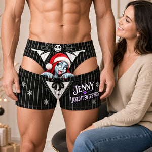 Gothic Soulmates Men's Boxers - Personalized Gift For Him 02OHDH221026-Homacus