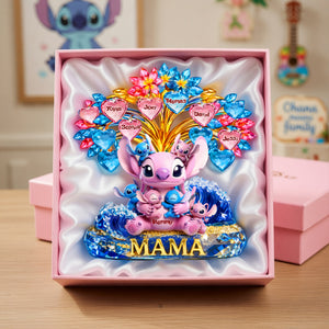 Alien Mom and Kids Acrylic Plaque - Personalized Gifts For Mother 05tolu060426-Homacus