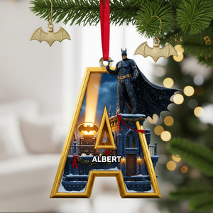 Shadow Wing Initials Christmas Ornament - Personalized Gifts For Fans 03OHLU050925-Homacus