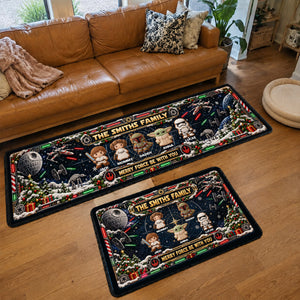 Cosmic Adventure Family Christmas Rug - Personalized Gifts For Family 02PATN230926
