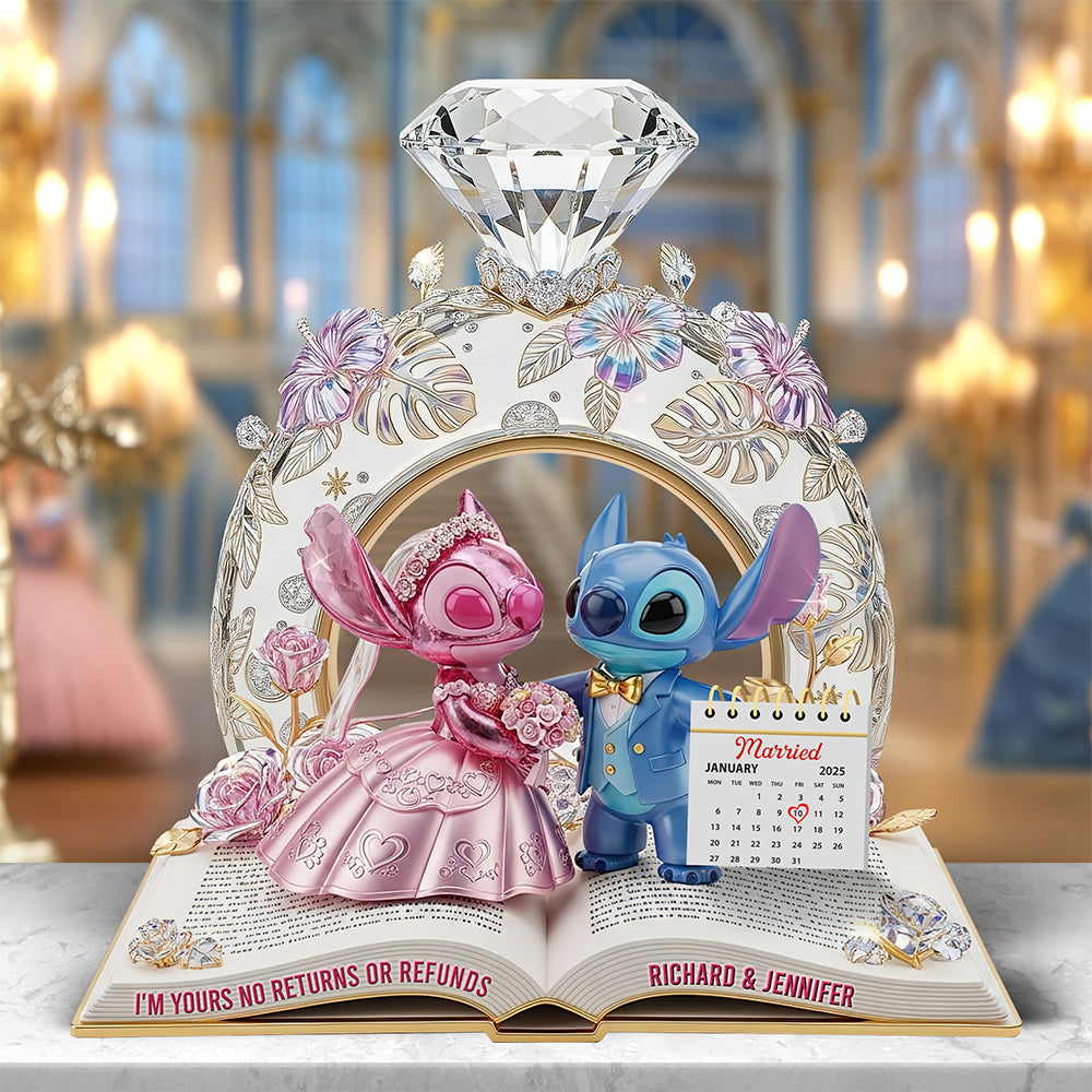 Romantic Aliens Acrylic Plaque - Personalized Anniversary Gifts For Couple 04tgqn230625-Homacus