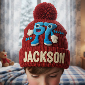 Funny Bobble Beanie Hat - Personalized Gifts For Christmas 01nalu191125-Homacus