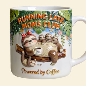 Chill Sloth Mom Coffee Mug - Personalized Gifts For Mom 04pgdt140326-Homacus