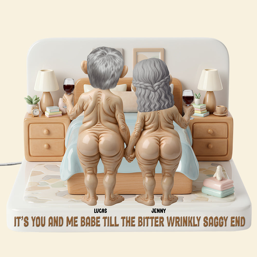 Funny Old Couple Light Box, Personalized Gifts For Couple 04NATN021225-Homacus