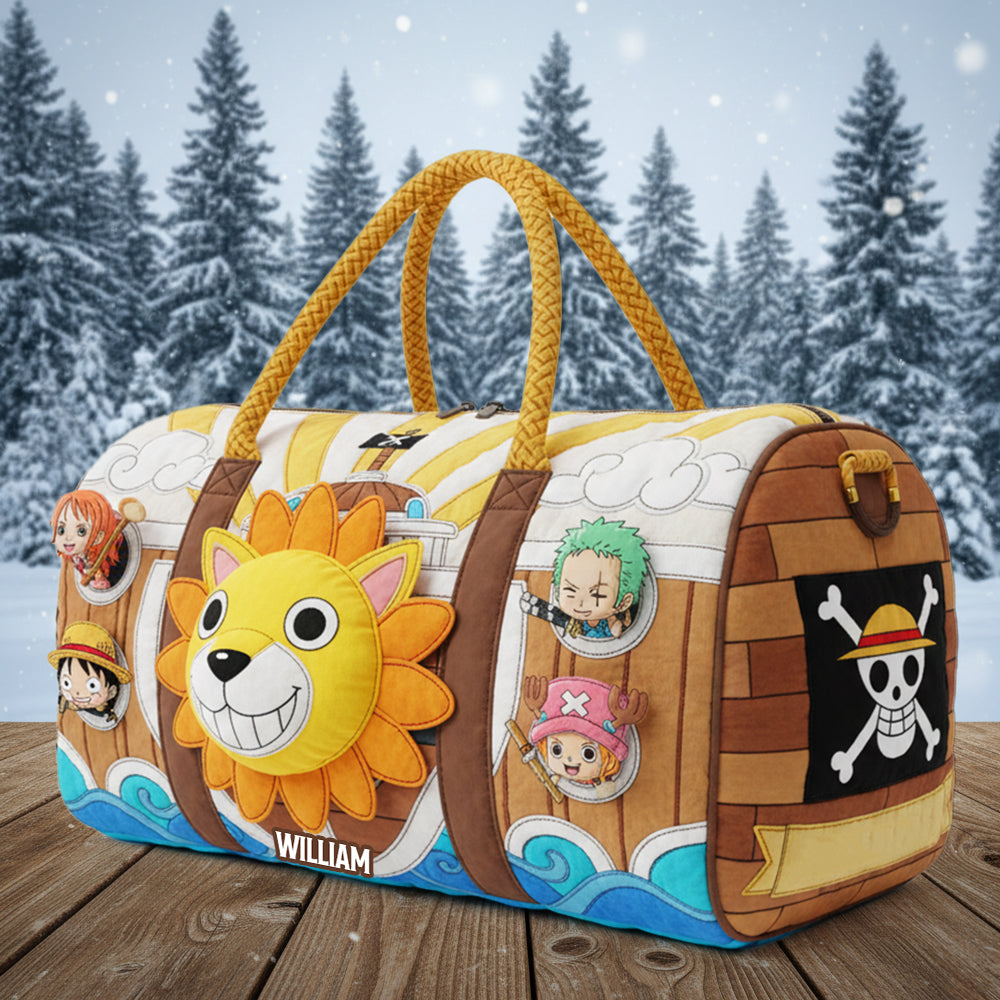 Personalized Christmas Gifts For Cartoon Lovers Quilted Duffle Bag 02natn031025-Homacus