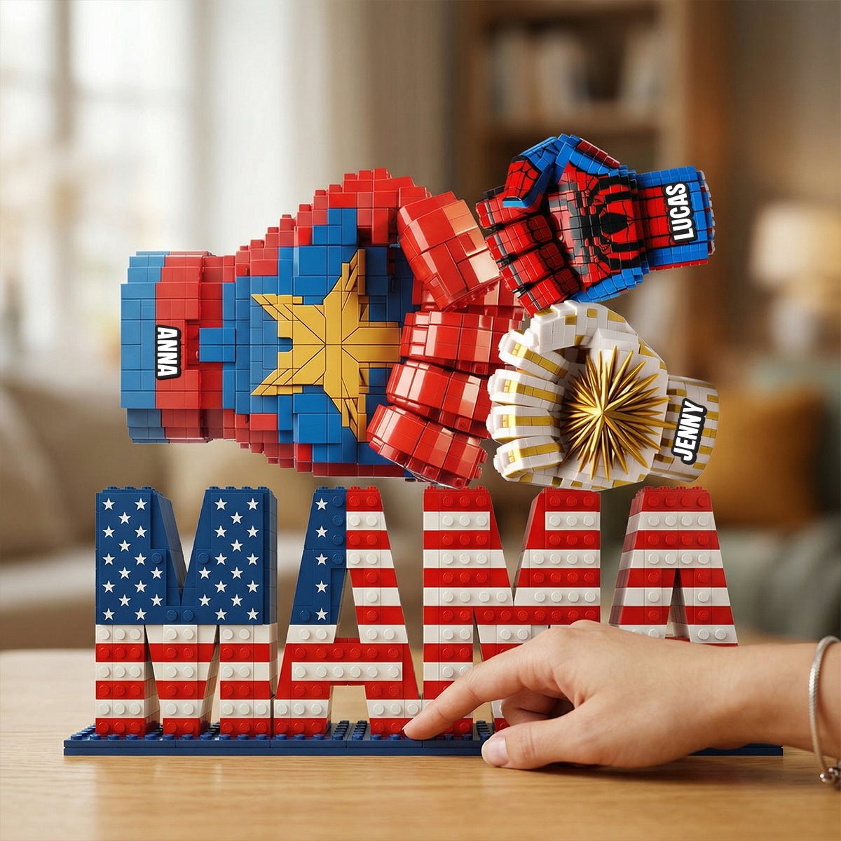 Mom's Fist Bump Acrylic Plaque - Gifts For Mom 03ohtn270326-Homacus