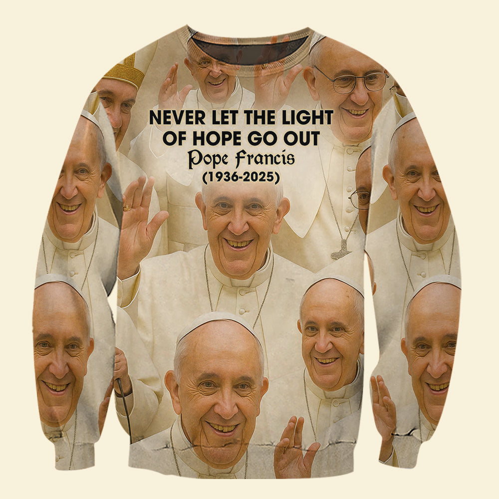 Never Let The Light Of Hope Go Out Shirt - Gift For Christian 01NAQN230425-Homacus
