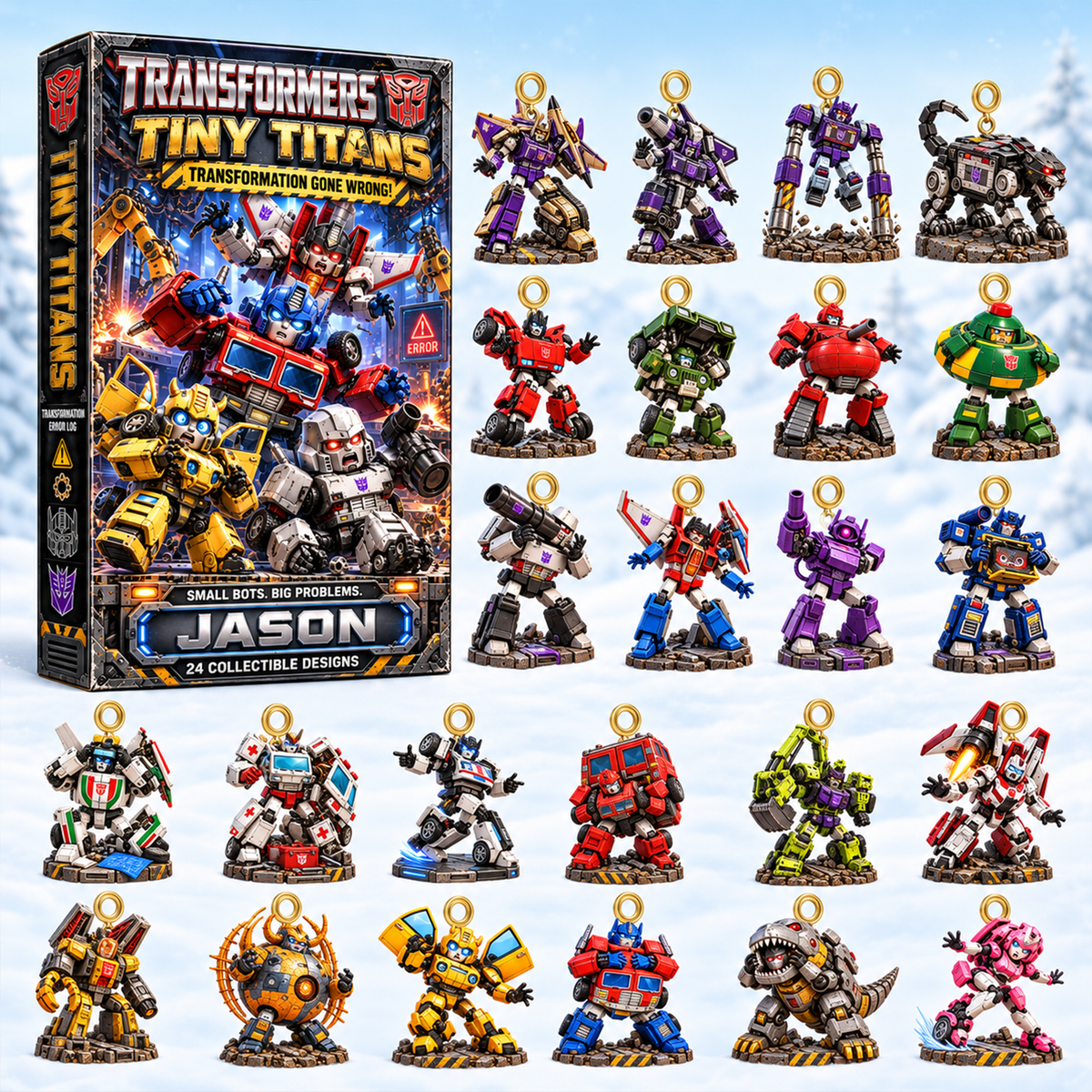 Cyber Warriors Advent Calendar Blind Box - Personalized Christmas Gifts 06haqn211026-Homacus