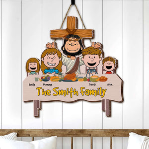 Personalized Gifts For Family Wood Sign 01OHMH090125HH-Homacus