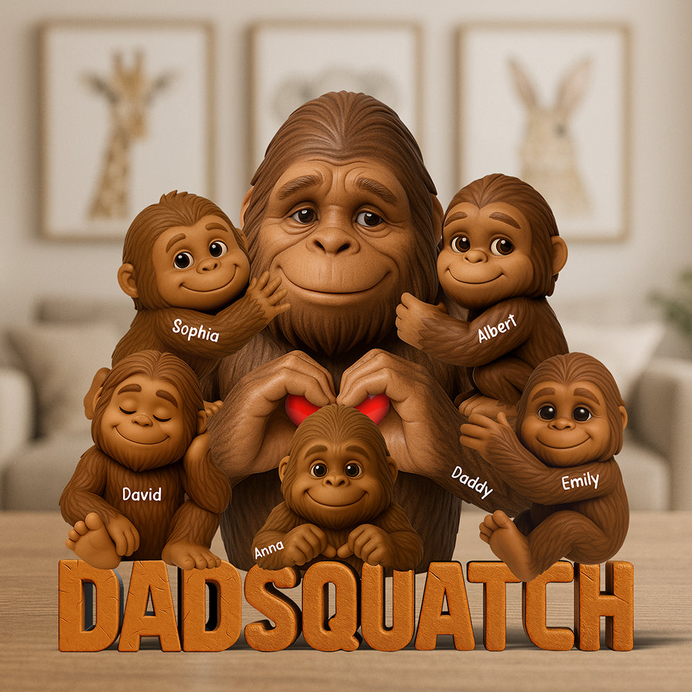 Dadsquatch Acrylic Plaque - Personalized Gifts For Dad 04naqn170525-Homacus