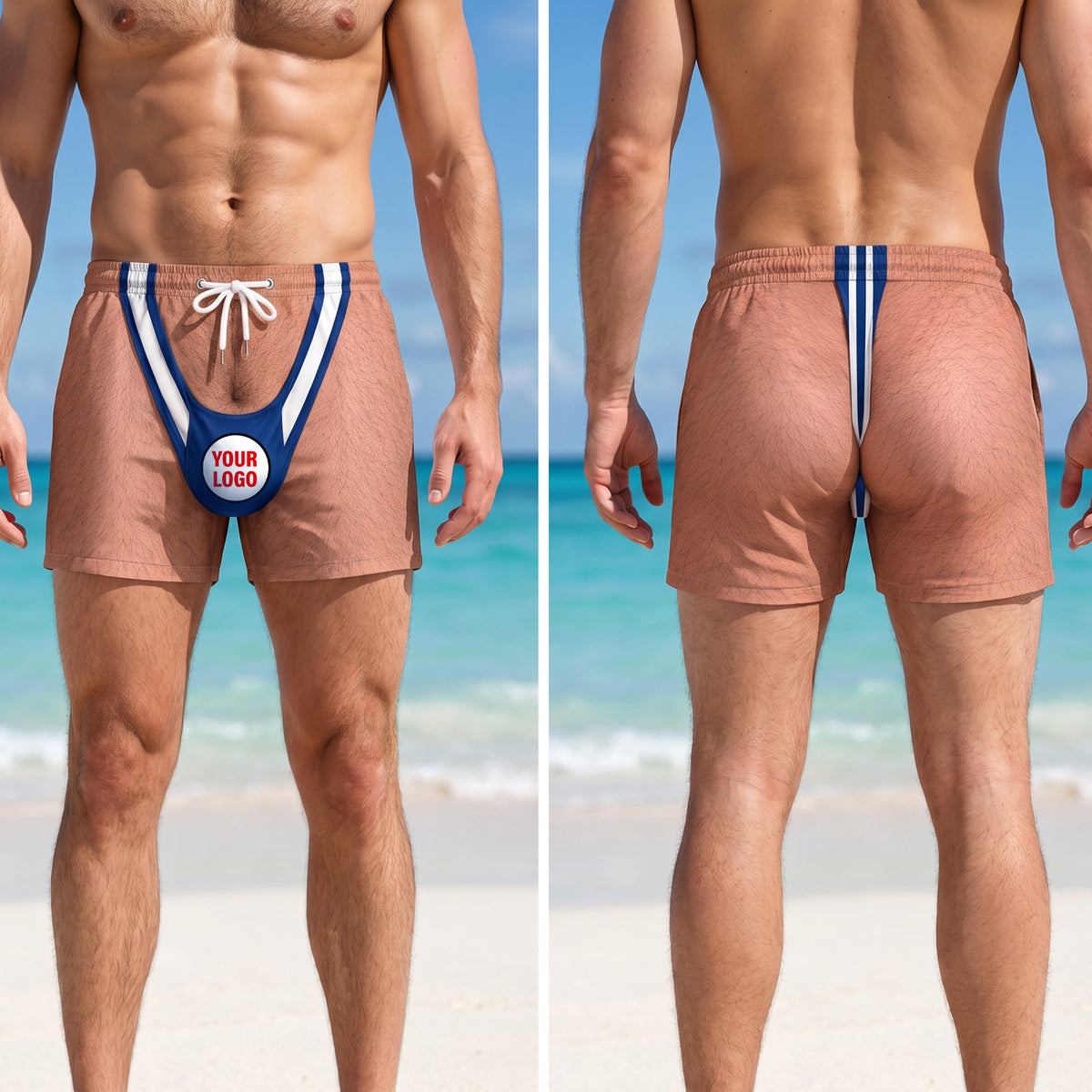 Sporty Men's Beach Shorts - Personalized Gift For Him 04HUQN150726