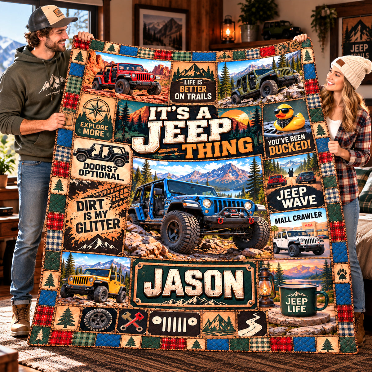 Off-road Blanket - Personalized Gifts For Off-road Lovers 05halu071026-Homacus