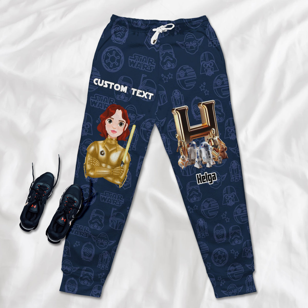 Personalized Gifts For Movie Lovers Sweatpants Custom Letter Alphabet 03XQLU140225HG-Homacus