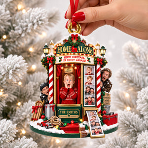 Mischievous Christmas House Ornament - Personalized Gifts For Family 04hadh220926