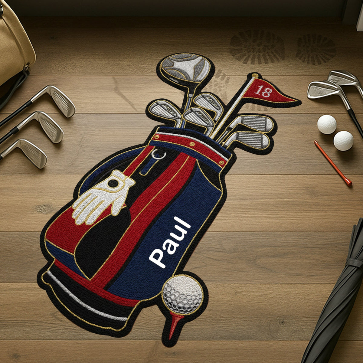Fairway Style Golf Bag Doormat - Personalized Gifts For Golfers 04HYLU081025-Homacus