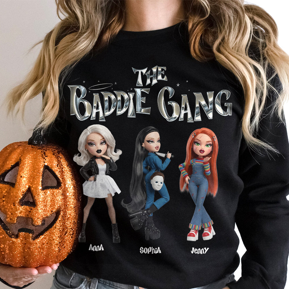 The Baddie Gang Shirt, Personalized Gifts For Horror Fan Friends 03qhtn100925-Homacus